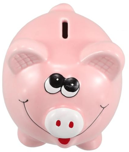 FUNNETOYU Salvadanaio in Forma Di Maiale Salvadanaio Per Barattolo Per Monete Decorazione Per Cameretta Conservazione Ordinata Di Monete