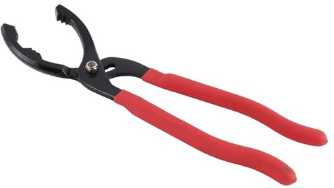 Flydida Verstellbares Ölfilterschlüssel Ölfilterzange 30cm/12 Passend für Autos LKWs Motorräder Motorfilter Leitungsverschraubungen Ø 60mm - 102mm Ölfilterschlüssel Universal