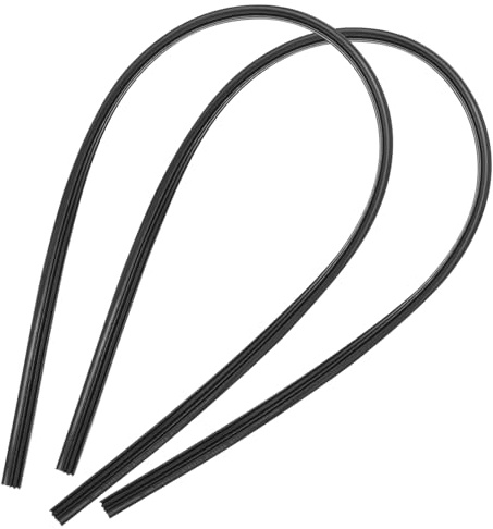 ABOOFAN 2 pezzi Strisce in Gomma per Spazzole Tergicristallo Auto e Nero Resistenti e Facili da Sostituire Guarnizioni per Gommini Tergicristalli Auto