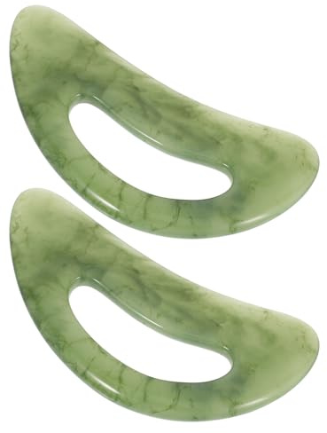 Beaupretty 2pièces Racloir de Massage Résine pour Corps Outil de Gua Sha Manuel pour Soulager la Tension Musculaire et Améliorer les Soins Peau