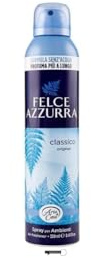 Felce Azzurra Classico Spray Ambiente, 250 ml, Profumo Classico Talco, + Italy Shop Portachiavi Gratis