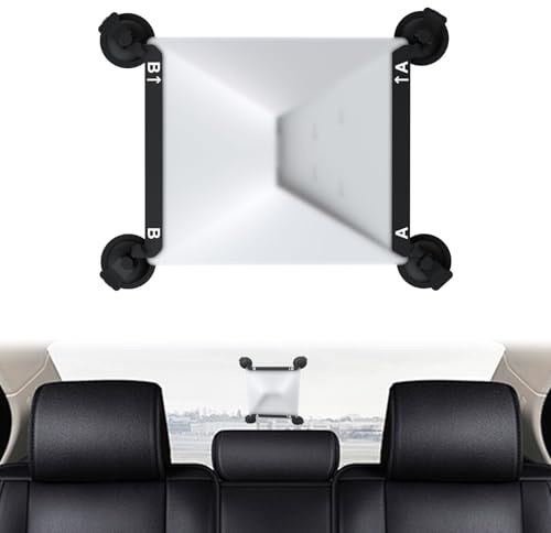 Support à ventouse compatible avec mini antenne Internet satellite - Kit de montage de toit et fenêtre de voiture pour Internet de voyage, camping-car, bateau et SUV, base d'aspiration robuste