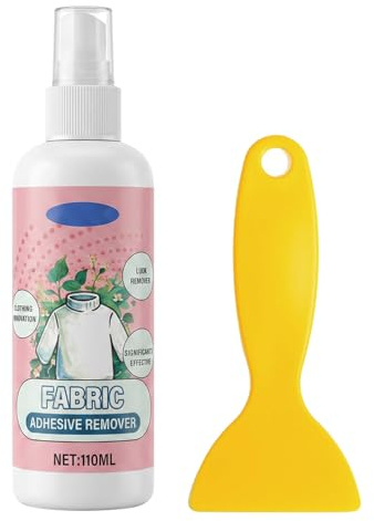 Removedor De Flocado Para Textiles, 110 Ml + Espátula De Limpieza. Un Método Sencillo Y Eficaz Para Eliminar Estampados Antiguos Y Errores De Impresión En Textiles.