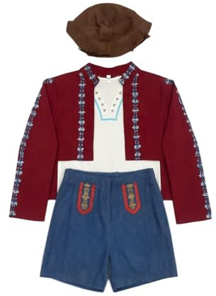 Abito tradizionale dell'Oktoberfest, festa della birra bavarese, abito folcloristico tedesco, elegante abito corte, corpetto in pizzo, grembiule, abbigliamento per feste a tema storico (Red, L)