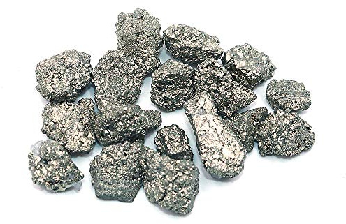 Namvo Liten bit grus naturlig j?rn pyrit kluster kristall sten med v?ska, grov visning prover mineraler naturliga kvarts kristaller