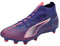 PUMA Ultra 5 Match+ FG/AG, Soccer Shoe Unisex Adulto, Lapis Lazuli White-Sunset Glow, 42.5 EU