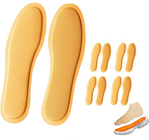 KEELYY Sohlenwärmer 5 Paar Wärmesohlen für Schuhe, EXTRA WARM Wärmesohlen, 8h warme Füße Heizsohlen für Schuhe, Fußwärmer 100% natürliche, sofort einsatzbereit - M(36-39)