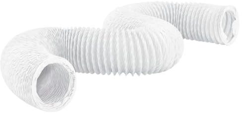 vidaXL Abluftschlauch, Flexschlauch mit Spiral-Design, Klimaschlauch für Gewächshaus Toilette Badezimmer, Lüftungsschlauch, PVC 6m Ø20cm
