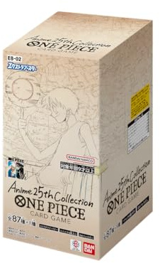 Box of 24 boosters BANDAI One Piece Card Game, Anime 25th collection EB-02 (Japanese version)