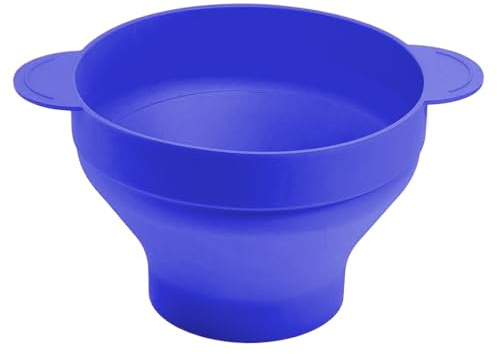 Vasos reutilizables para palomitas de maíz, cajas de aperitivos de silicona con asas y tapa, contenedores reutilizables para palomitas de maíz, para cine en casa, cine, carnaval, amantes del cine