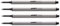 Lamy M66 Ersatzminen für Tintenroller, Medium, Schwarz, 4er-Packung
