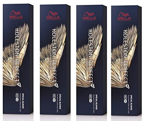 4er Wella Koleston Perfect ME+ 12/81 Special Blond Perl Asch 60 ml