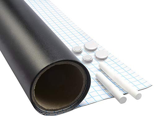 Werkzeyt B29209-Lavagna Magnetica, 90 x 60 cm, Colore: Nero, Carta