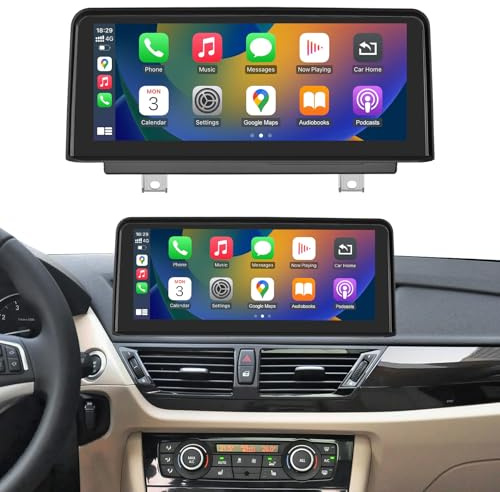 Road Top 10.25 CarPlay Screen for BMW X1 Series E84 with CIC (2009-2015) | Linux HD Screen, Car Stereo Touchscreen, Support Wireless CarPlay, Android Auto, Mirrorlink, Retains OEM Functions