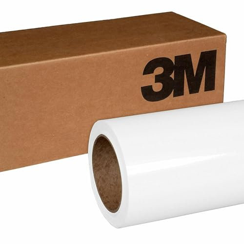 Generic 3M 2080 GLOSS WHITE G10 Car Wrap Air-Release Vinyl Film Bubble-Free Application (10cm x 152cm (3.94in x 59.8in))
