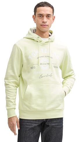 TOM TAILOR 1043292 Maglia di Tuta, 29078-Lime Cream Green, M Uomo