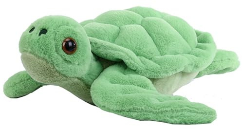 Champracer Peluche tortue XXL - Vert - Peluche moelleuse à câliner et jouer - Coussin décoratif pour coin douillet - Décoration pour chambre d'enfant - 48 cm