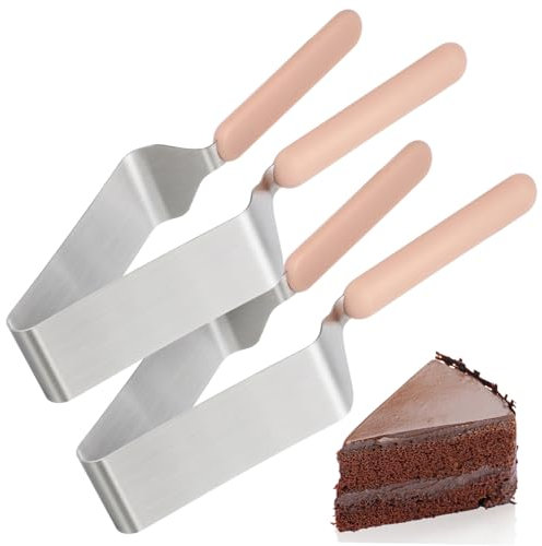 GARVALON 2stücke Teiliger Kuchenschneider Aus Metall Praktisch Und Langlebig Für Küche Ergonomisch Geformt Leicht Zu Handhaben Verstauen Perfektes Werkzeug Für Torten Und Käsekuchen