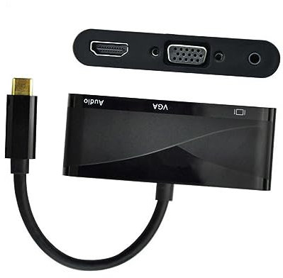 Artibetter USB Type-c to Vga Cable Adapter Converter for PC Laptop High Resolution for Office Home Cinema Setup