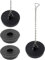 TYFGRT Lot De 3 Bouchons De Vidange D'Évier, Bouchons D'Évier, Bouchons De Baignoire, Bouchons D'Évier en Caoutchouc, Accessoires D'Évier pour Cuisine Et Salle De Bain.