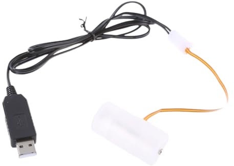 LIbgiubhy Câble d'élimination de la batterie USB vers LR14 C Câble d'alimentation de rechange pour 1 pile 1 5 V LR14 C