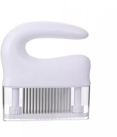 MXMZSRTH Ago per Carne Casalingo 48 Aghi Ago di Carne di Pino Cucina Bistecca Legare Fori nel Sapore Ammorbidente Dio(Blanc)