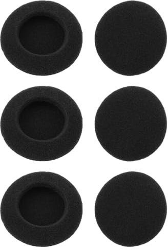 6pcs Auricolare Gomma Piuma Della Spugna Dei Rilievi Cuscini Da 50mm Per Koss Porta Pro PX100 PP Per Cuffie Koss Porta Pro, Sennheiser,Philips,Panasonic RP-HT21, AKG Schiuma Paraorecchie,2 Pollic