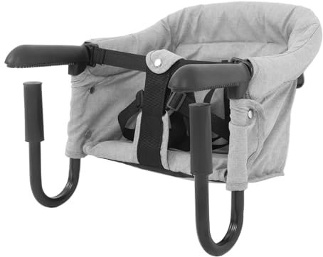 CATIEBYE Portable High Chair for Space-Saving Feeding Seat with Rear Storage Bag for Easy Travel and Home Use Compatible with Tabletops
