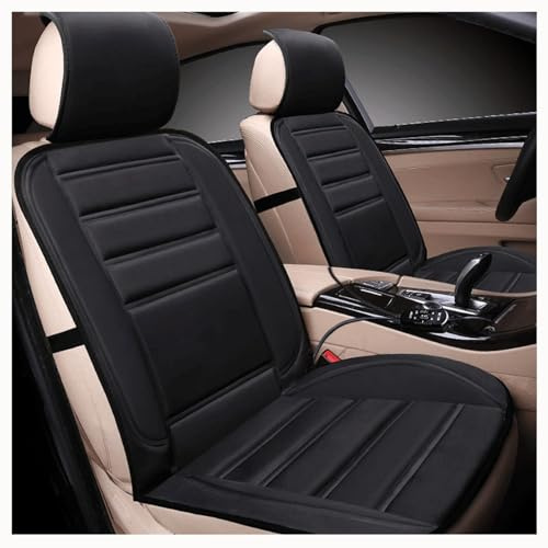 Wizvox Tappetino Termico Elettrico, Controllo Intelligente A Due Livelli Auto Coprisedili Seat, Professionale Antiscivolo Copri Sedile, Si Adatta alla Maggior Parte delle Auto,C-1PCS