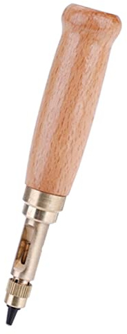 TOPINCN Herramienta de Cuero de Cuero de Cuero de Manejo de Mano Giratoria Correa de Cuero Reloj Cinturón de Cuero Cinturón de Cuero para Cinturones Juntas de Tela de Reloj