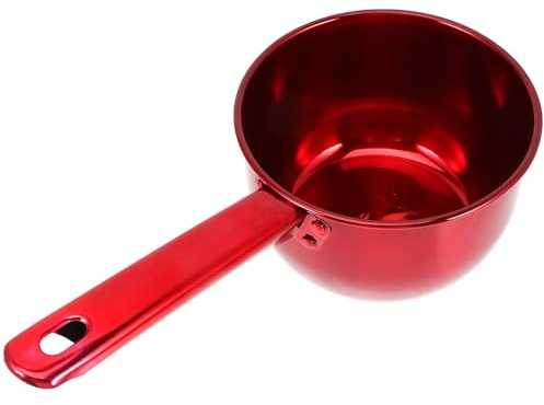 SEWACC Louche à Eau en Acier Inoxydable Rouge Cuillère à Eau Épaisse Multifonctions Ustensile Cuisine et Mariage Accessoire Pratique pour Usage Domestique et Jardinier 1 Pièce