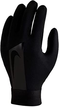 Nike Y Nk Acdmy Hprwrm Guanti da Calcio, Unisex – Adulto, Black/Black/Black, L
