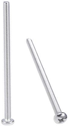 sourcing map M4x70mm Machine Screws Pan Phillips Cross Head Screw Fasteners Bolts 10Pcs