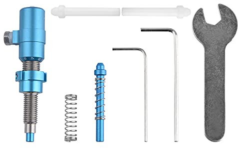AMEYXGS Bogenschießen Cushion Plunger Screw-In Druck Button Federspannung Plunger Aluminium Pfeilauflage für Recurve Bows Zubehör (hellblau)