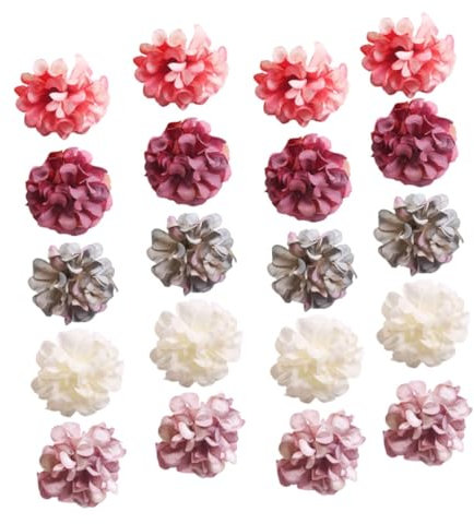TOPBATHY Künstliche Seide Chrysantheme Blume 50 Stücke Hortensien Kranz Für Dekorationen Hochzeit Party
