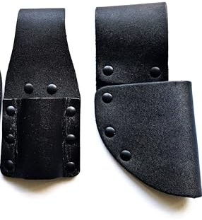 Tools Pouch Black Leather Level Holder and Ratchet/Spanner tool Pocket 2 in 1