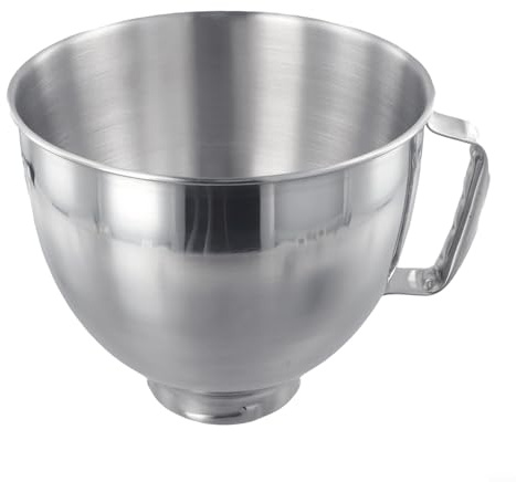 Bol mélangeur en acier inoxydable pour KitchenAid 4 5QT et 5QT parfaitement adapté aux modèles K45SS, KSM75, KSM150