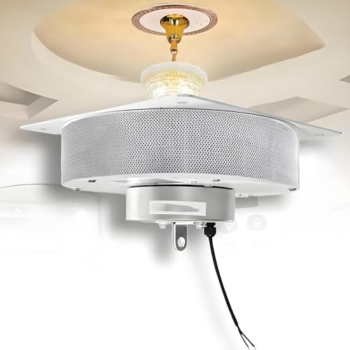 Drmoxin Motorized Chandelier Hoist Lift System with Remote Control,Chandelier Hoist Lifter System Heavy Duty Chandelier Lifter,Electric Motor Villas Pendant Lamps Lifter 40kg