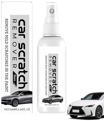 Kratzer Entferner Auto, Autolack Kratzer, Nano Autokratzer Reparatur Spray, Auto Kratzer Entferner Spray, Car Scratch Remover Spray, Effizientes 3-in-1 Auto Kratzer Entferner, 100ml (Schwarz)