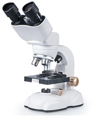 Binocular Compound Microscope Kit Professional Microscope, with Up and Down Dual Light Sources, for Lab