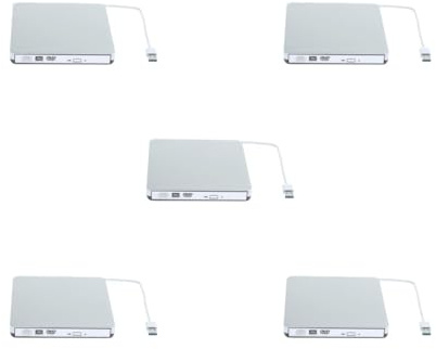 KSJOAIDDE 5 uppsättning bärbar USB 3.0 extern optisk drivrutin DVD RW-läsare spelare författarbrännare