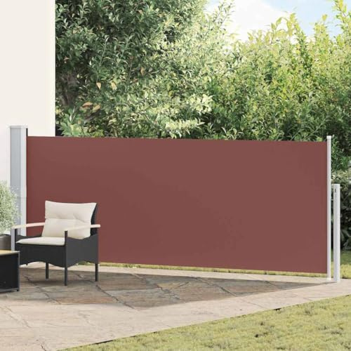 Genérico Toldo Lateral retráctil de jardín marrón 140x500 cm,Casa y jardín,Jardín,Artículos de Exterior,Sombrillas,48399