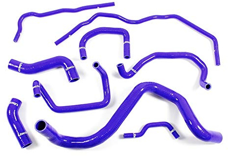 1.8T Kühlwasser Silikonschlauch Kit BLAU Golf 4 A3 TT Leon 1.8T 20V Turbo AJQ APP ARY 1010926 (BLAU)