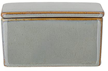 Bloomingville Butterdose Pixie, Gün, Steingut, Größe L13xH7xW9 cm, glasiert, Spülmaschinengeeignet, 82052096