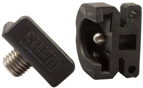 Delkim D-Lok Quick Release System Txi-D - Schnellwechseladapter für Karpfenbissanzeiger, Quickrelease Adapter für Bissanzeiger