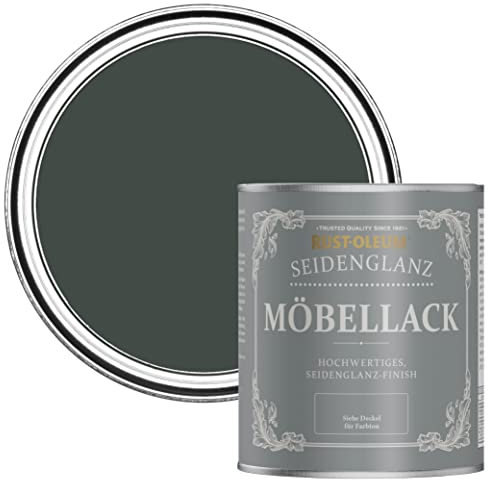 Rust-Oleum Dark Green Furniture Paint in Satin Finish - After Dinner 750ml