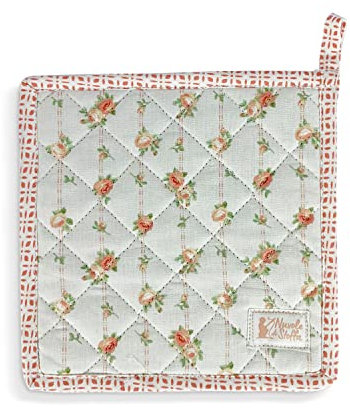 Presina da forno Nuvole di Stoffa cotone cucina Shabby chic Annette fiori 5262