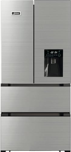 Kaiser Side-by-Side Kühlschrank KS 80420 R + IceBox | Kühl-Gefrierkombination Edelstahl mit Anti-Touch-Effekt | No Frost | Cloud Fresh | Wasserspender | IceMaker | VitaminPLUS | Super Frost | 506 L