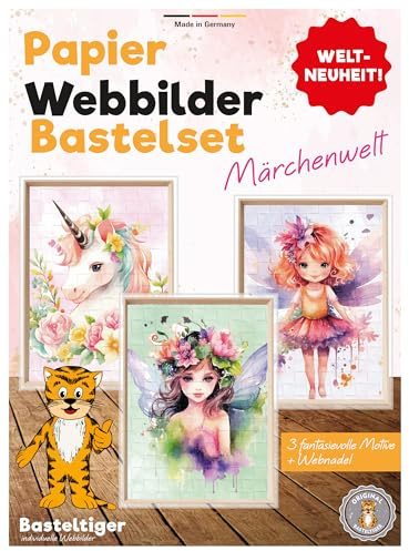 Bastelset Märchenwelt Webbilder, Kinder, Puzzle, personalisiert, individuell, Geschenk