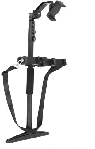 Perche à Selfie Réglable avec 4 Clips de Téléphone, Réglage de l'angle à 360°, Longueur de Corde Réglable, compatibilité Universelle, pour la Photographie en Studio en Extérieur